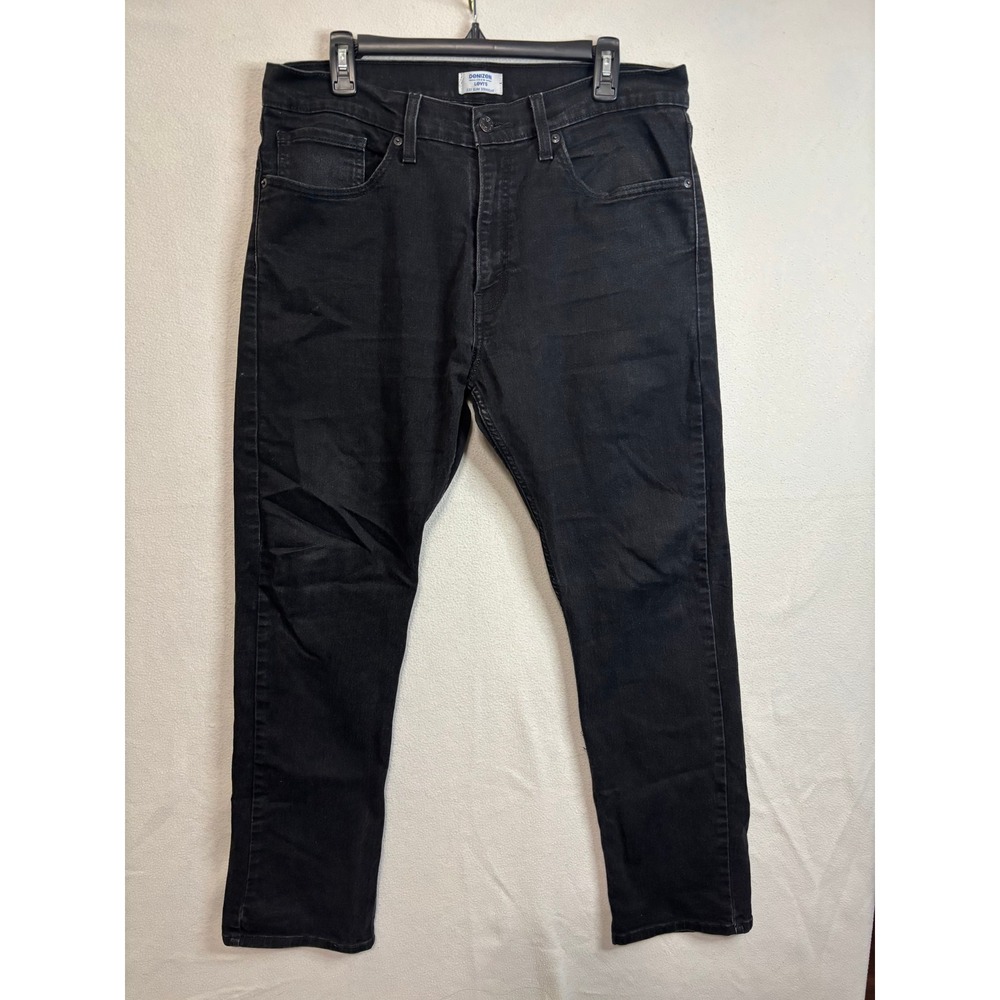 Denizen from Levis 232 Slim Straight Black Jeans Mens 34x30